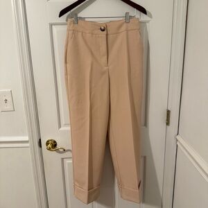 Sezane Women’s Damon Trousers Rosy Beige Size 38 (US 6) NWT